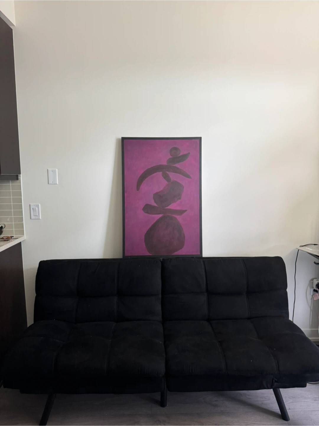 Abstract wall art handmade acrylic large painting - photo 4