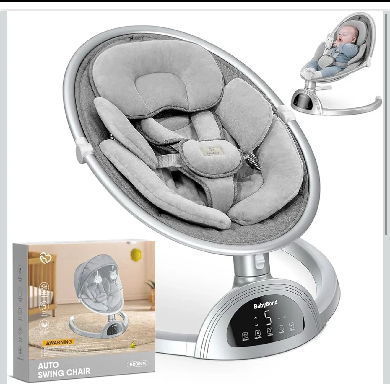 BabyBond Auto Swing Chair - photo 2