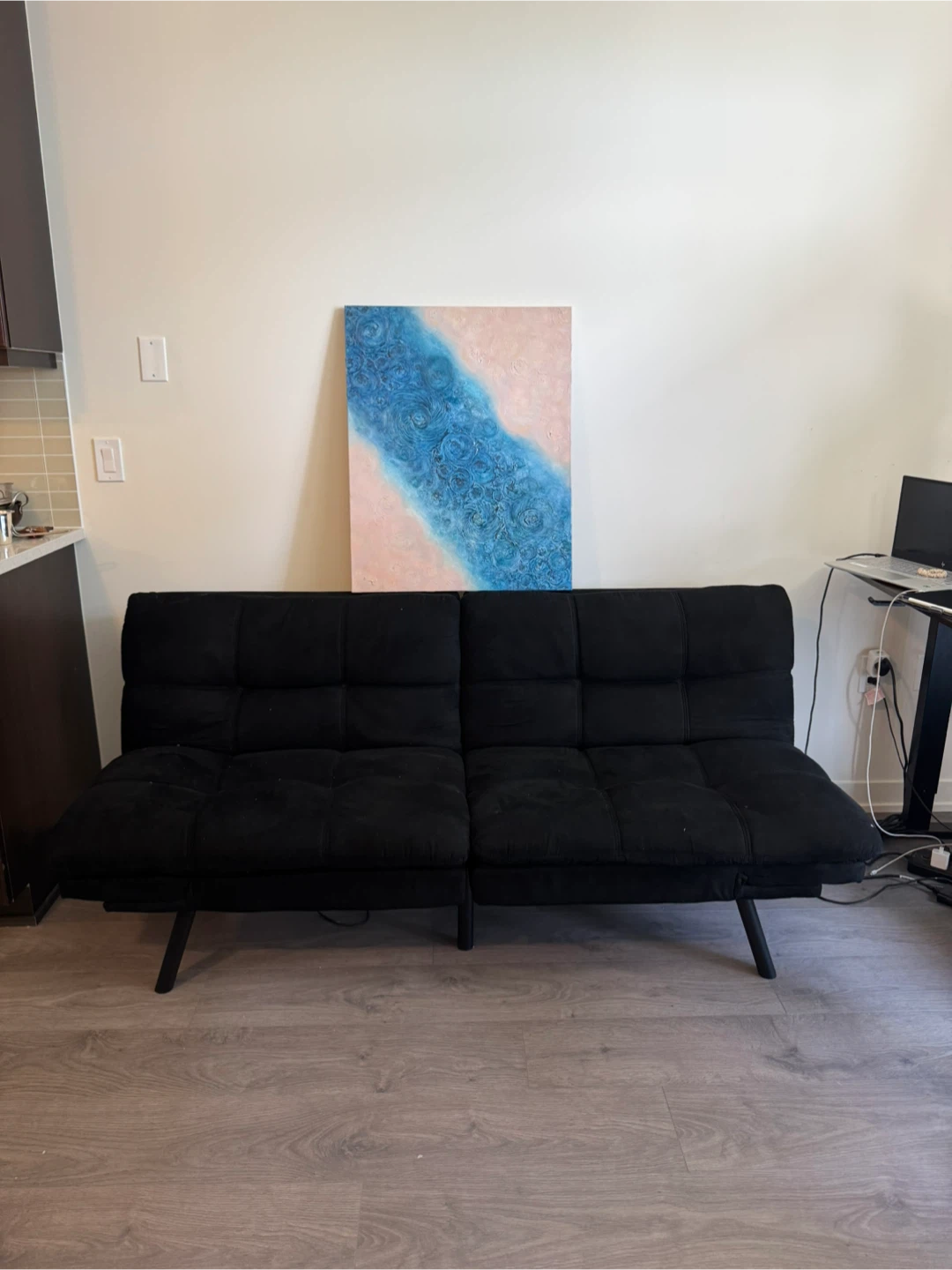 Hand made art, textured acrylic painting - photo 2