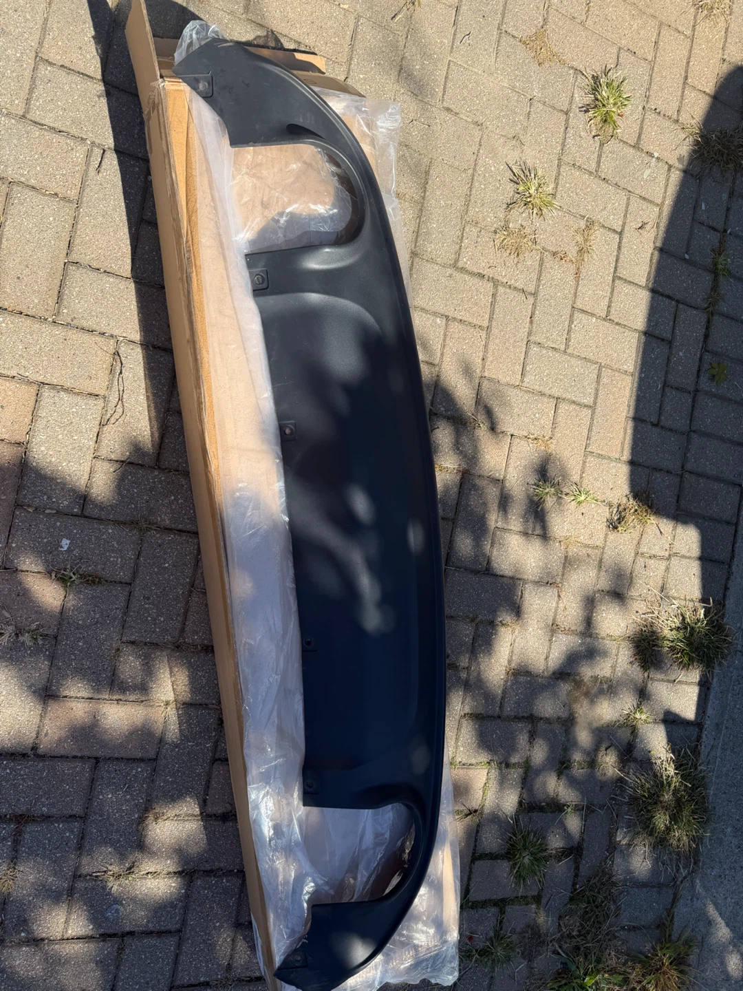 Black Rear Diffuser Replacement Part