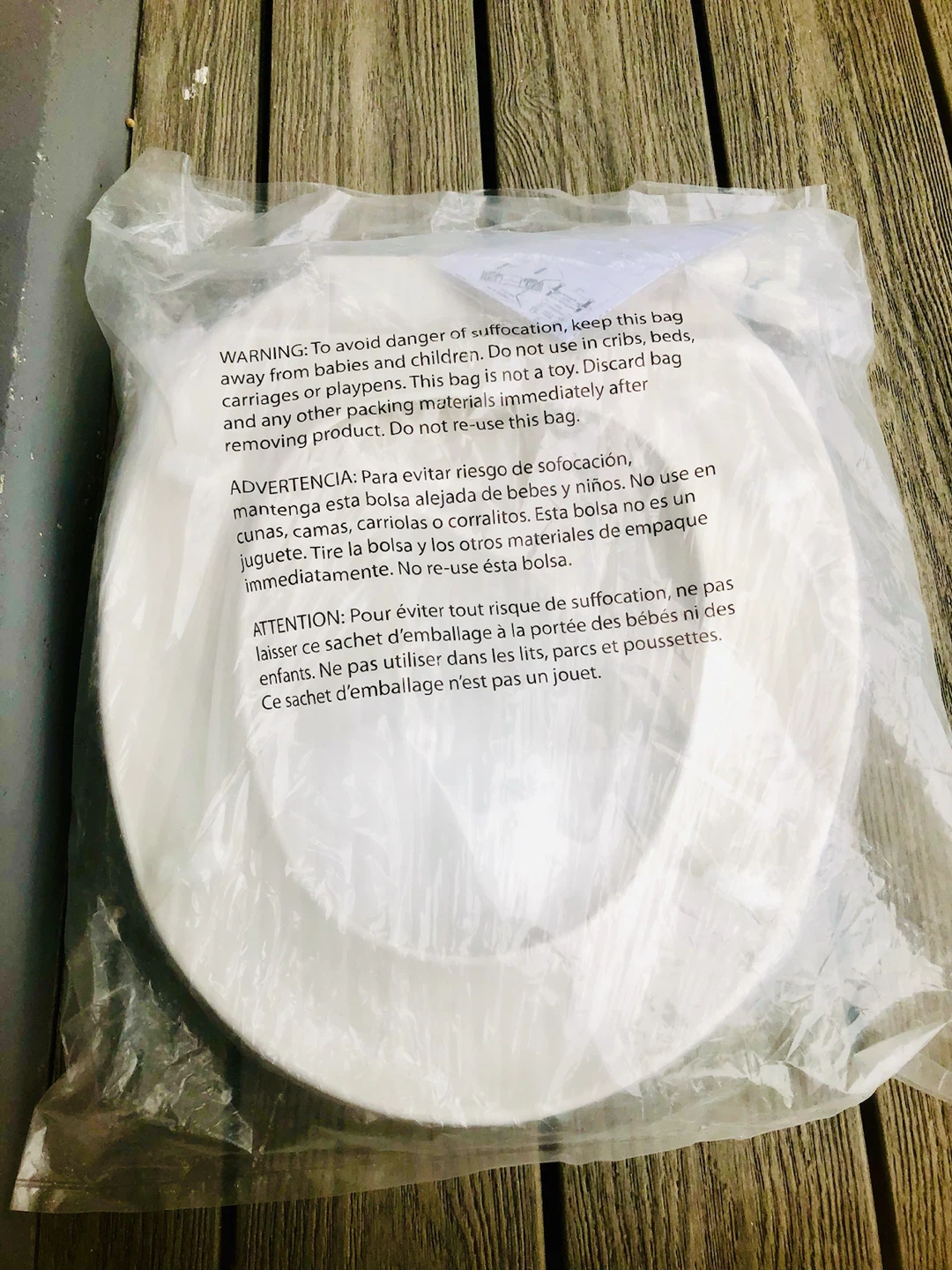 Brand New White Toilet Seat - photo 2
