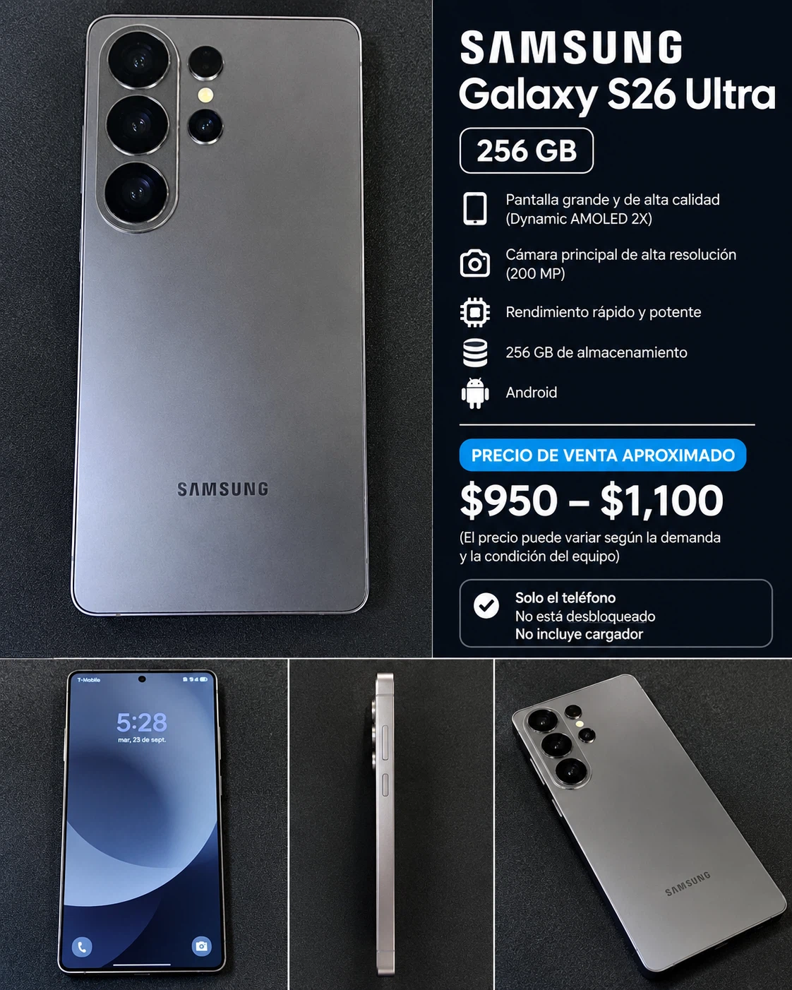 Samsung Galaxy S26 Ultra 256GB