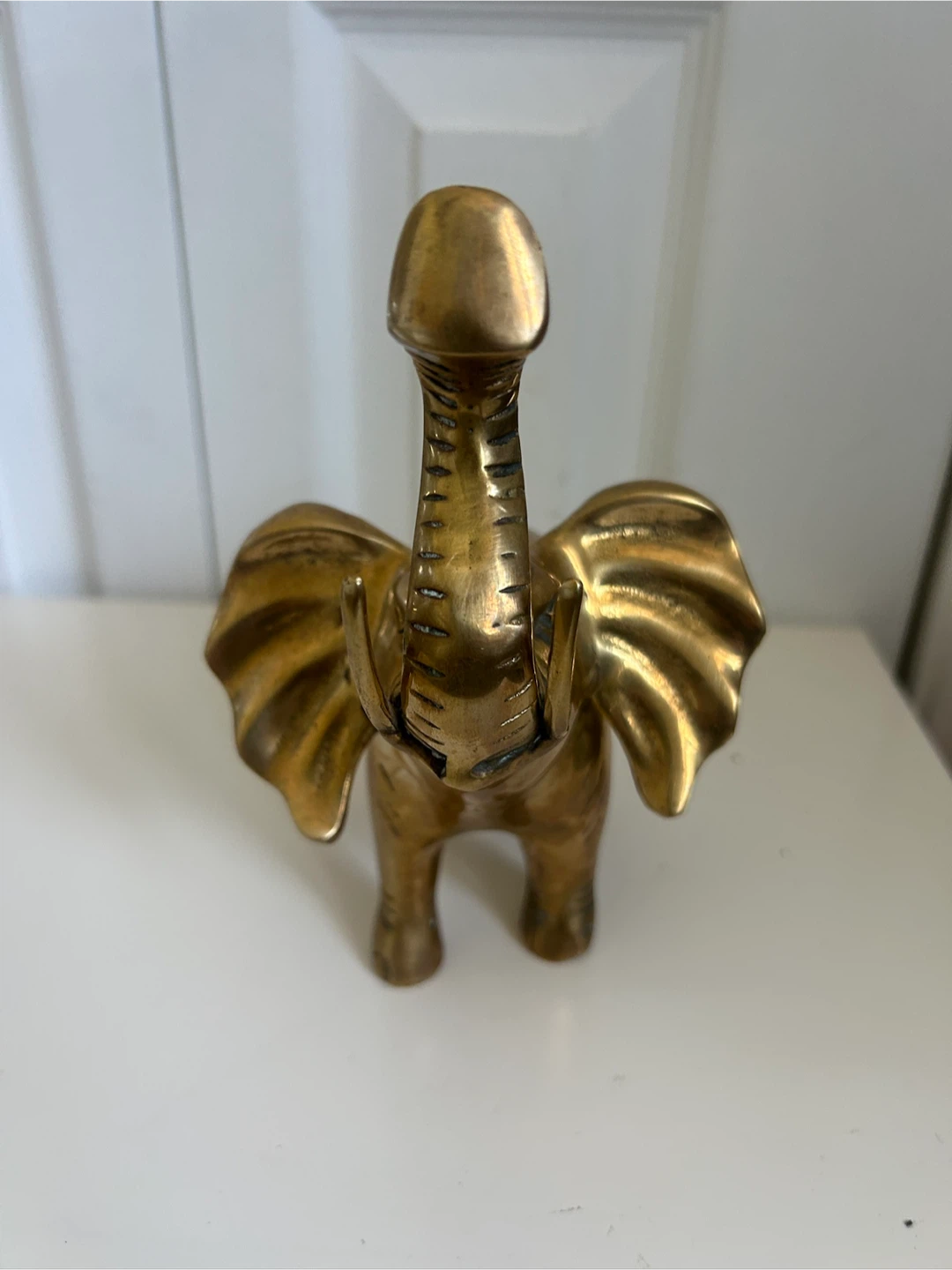 Vintage Brass Elephant Figurine