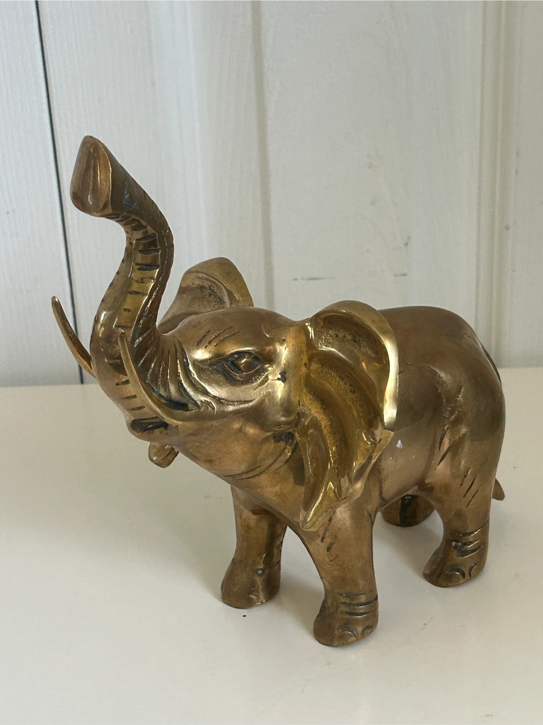 Vintage Brass Elephant Figurine - photo 2