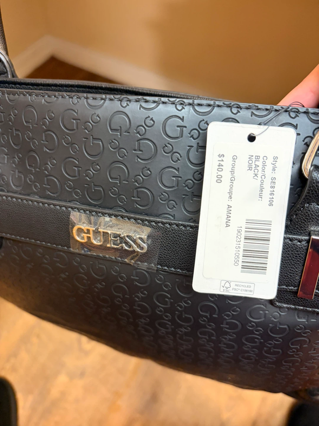 Guess Amana Black Handbag - photo 2