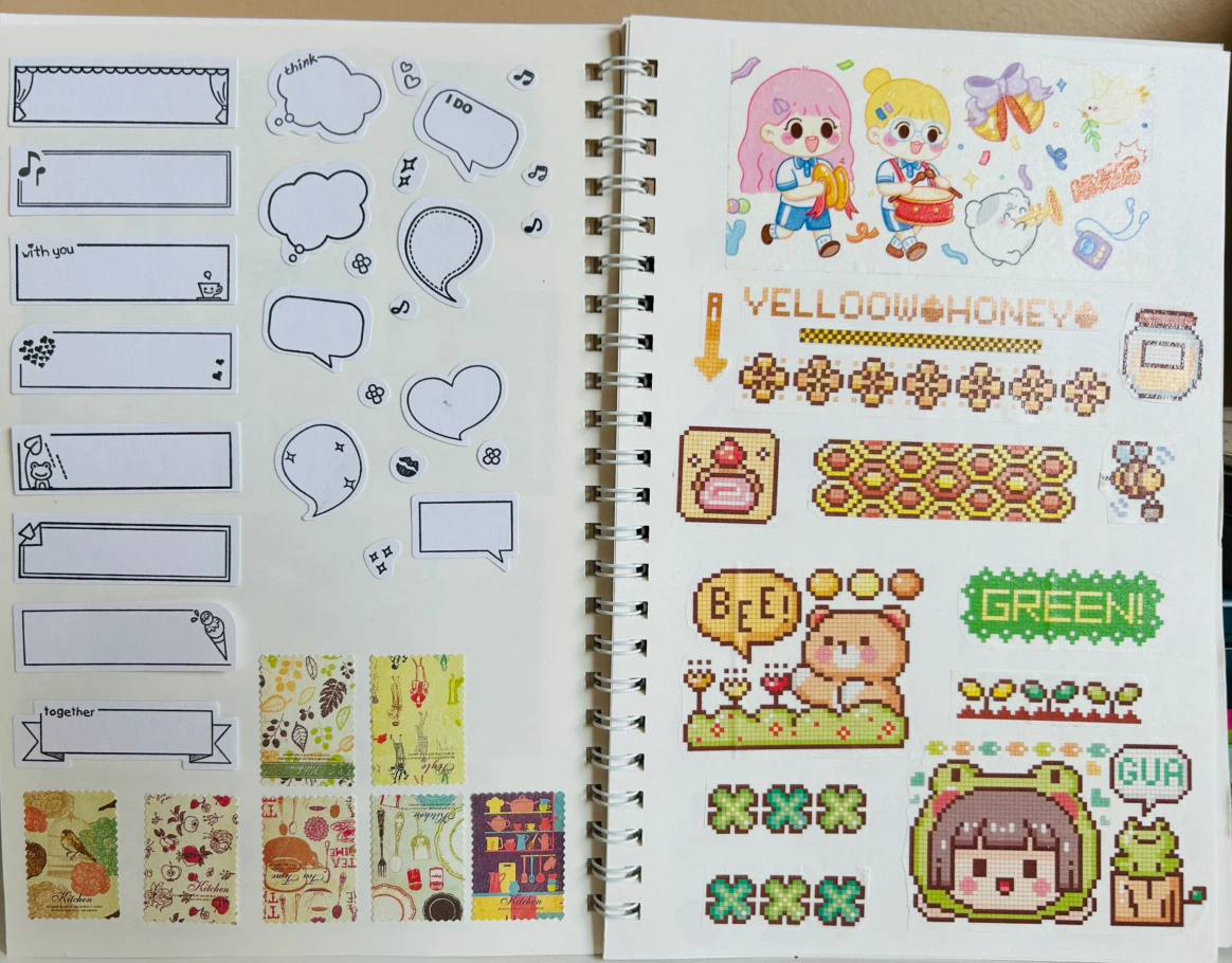 Sticker notebook and sticker collection - photo 5