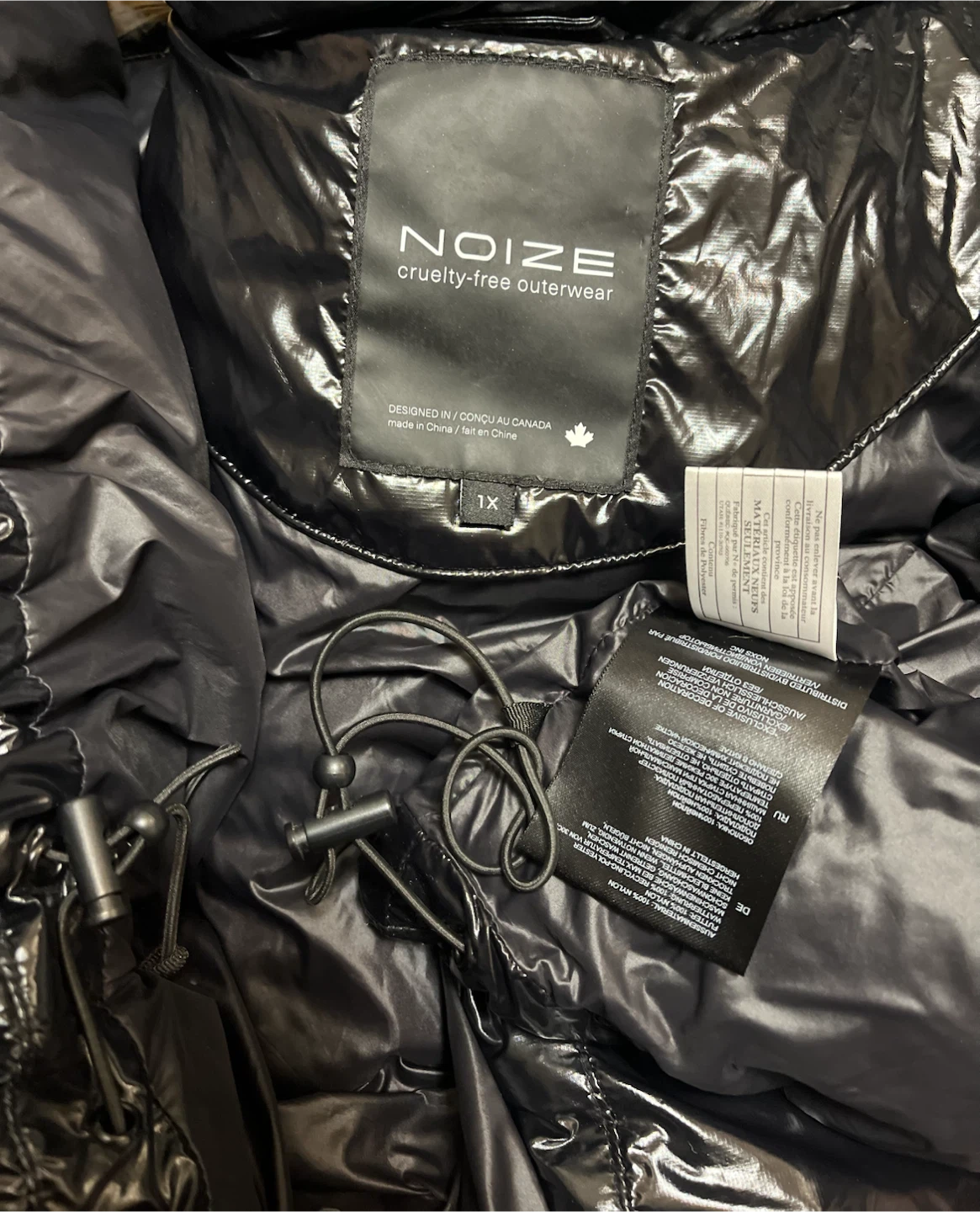 NOIZE Black Puffer Vest - photo 3