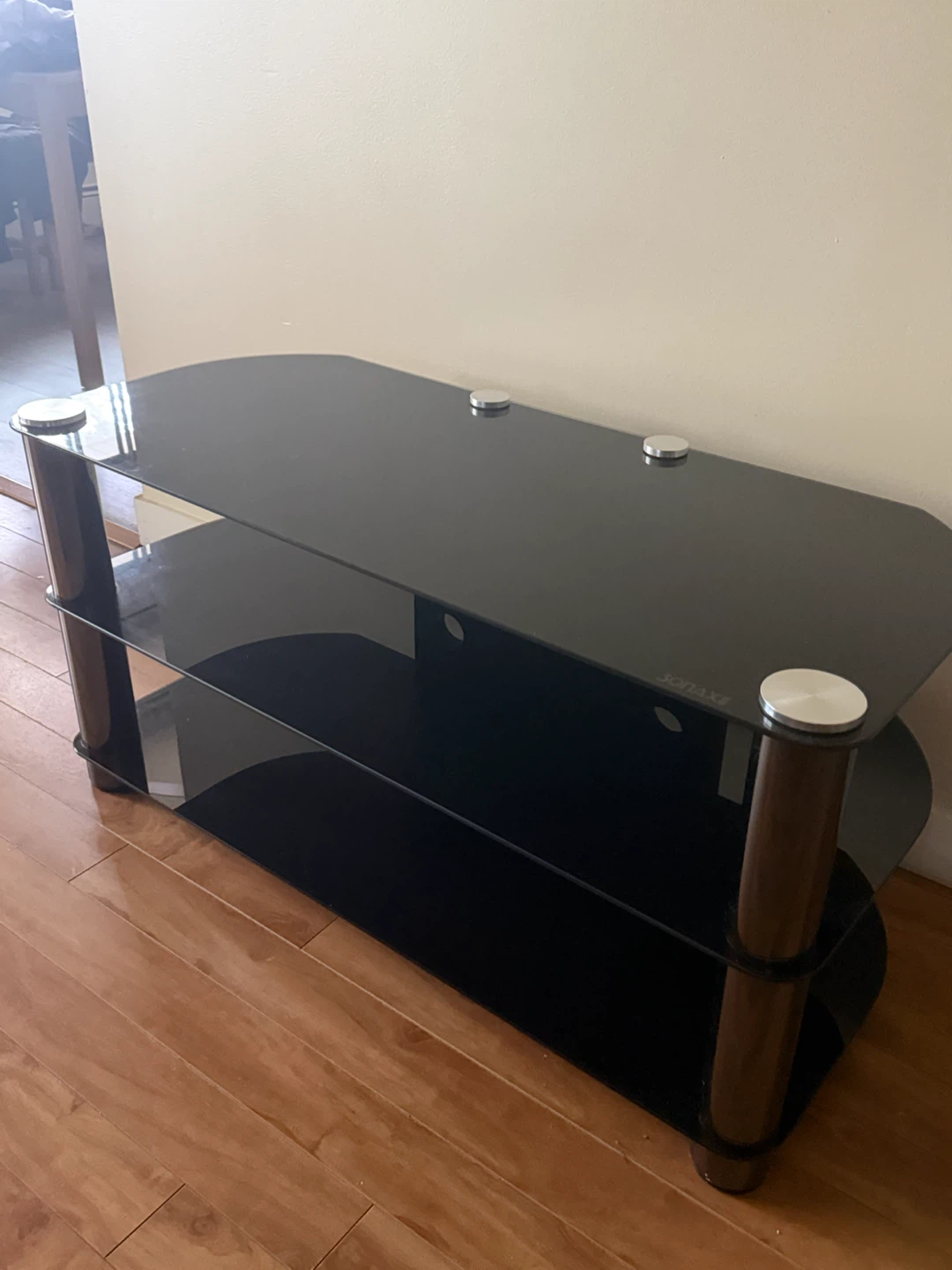 Samsung 45inch TV with Glass table - photo 2