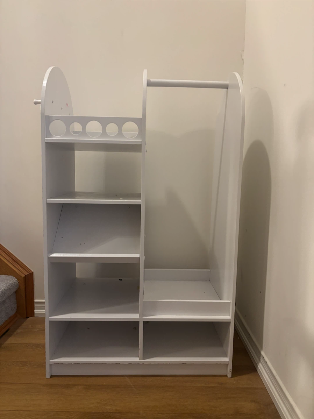 White Kids Wooden Dress-Up Storage Unit - photo 2