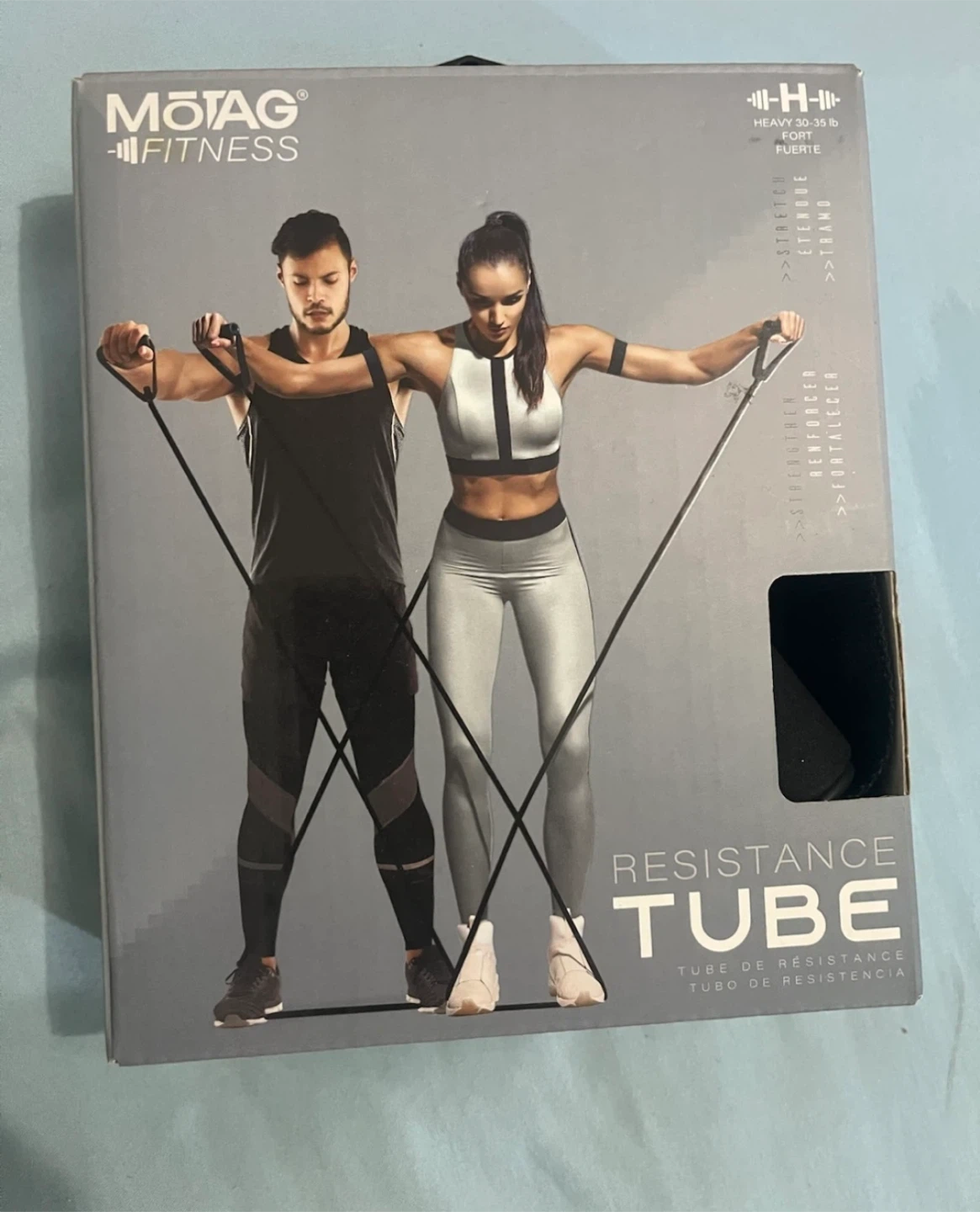 Motag Fitness Resistance Tube - Heavy 30-35 lb