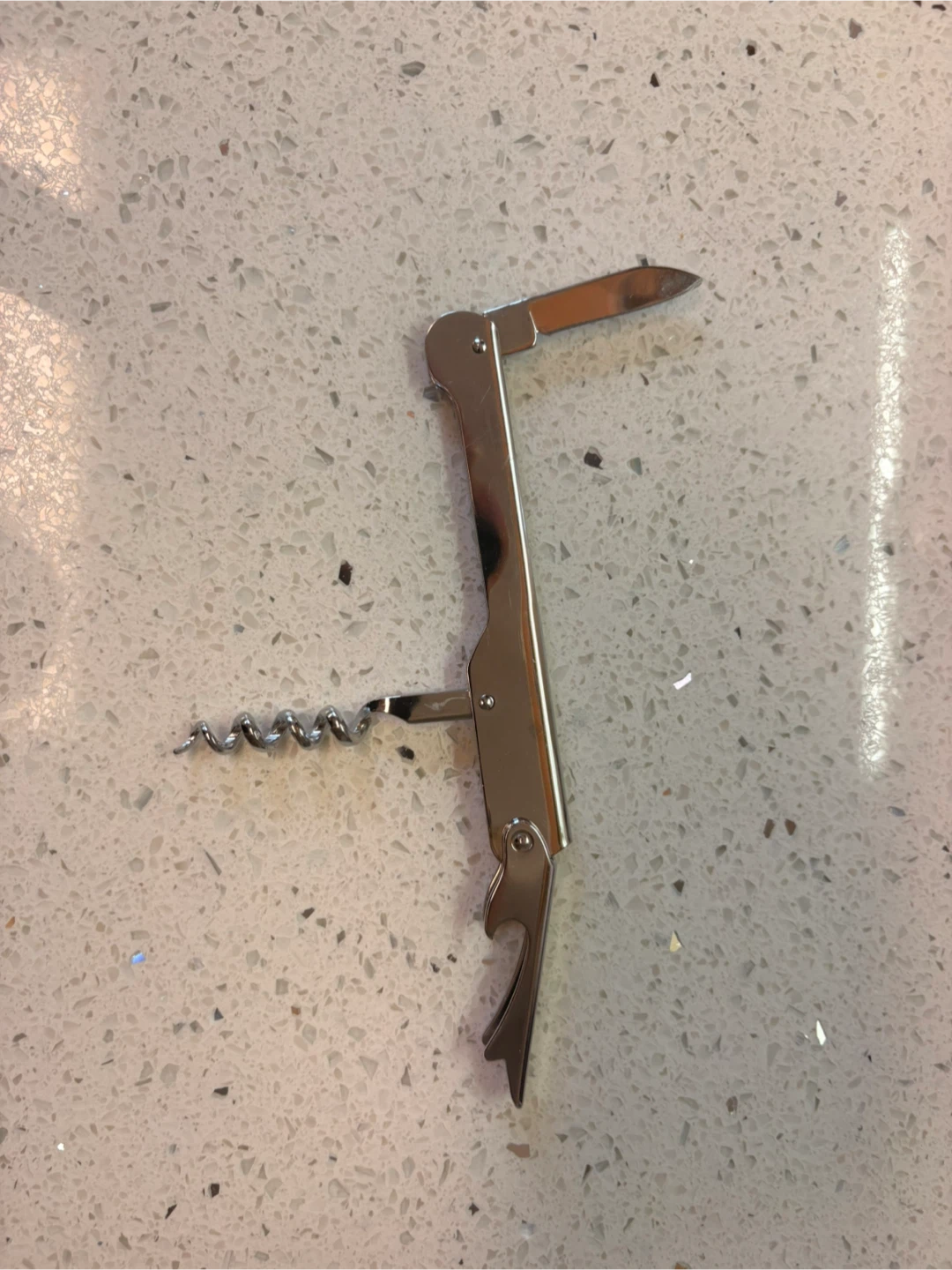 Stainless Steel Waiter's Corkscrew - photo 2