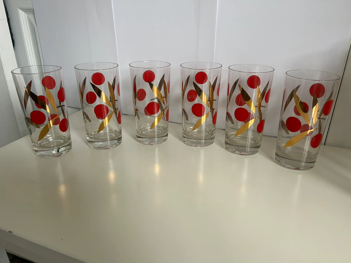 Set of 6 Vintage Glass Tumblers - photo 2