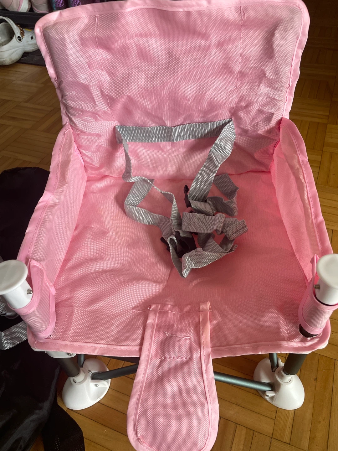 Pink Portable Baby Chair - photo 2