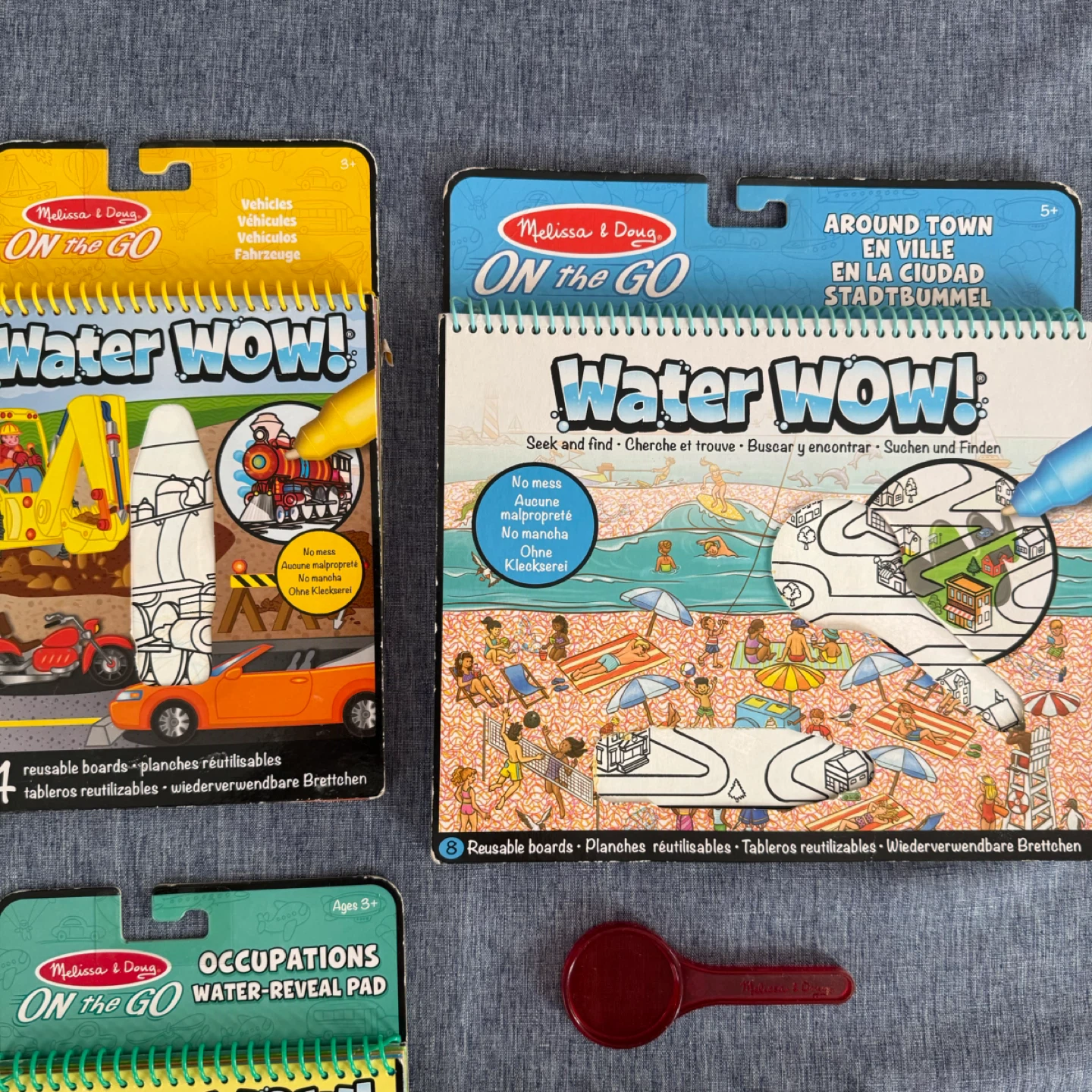 Lot of 7 Melissa & Doug Water Wow Reusable Activity Pads - photo 3