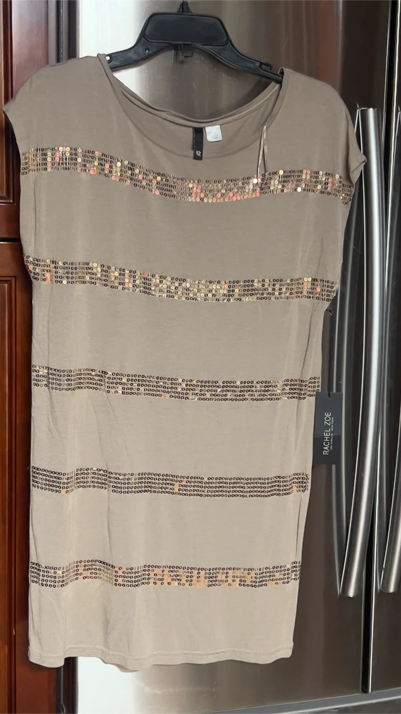 Rachel Zoe Sequin T-Shirt Dress - photo 2