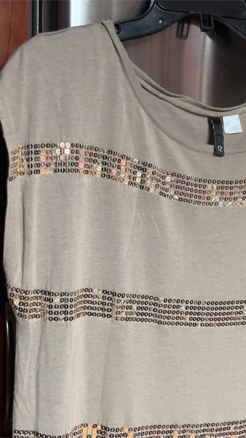Rachel Zoe Sequin T-Shirt Dress - photo 3