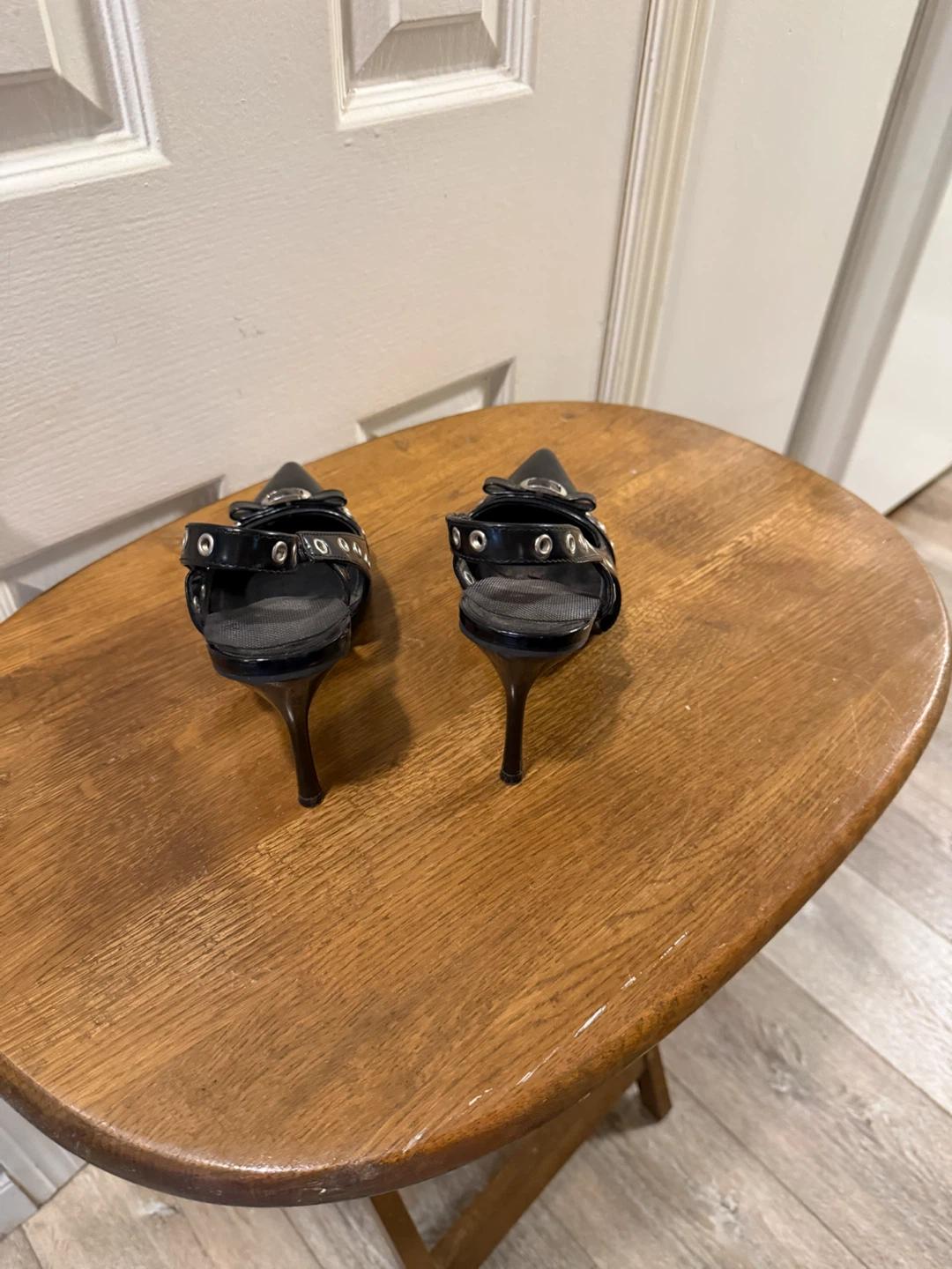 Shein Black Slingback Heels - photo 3