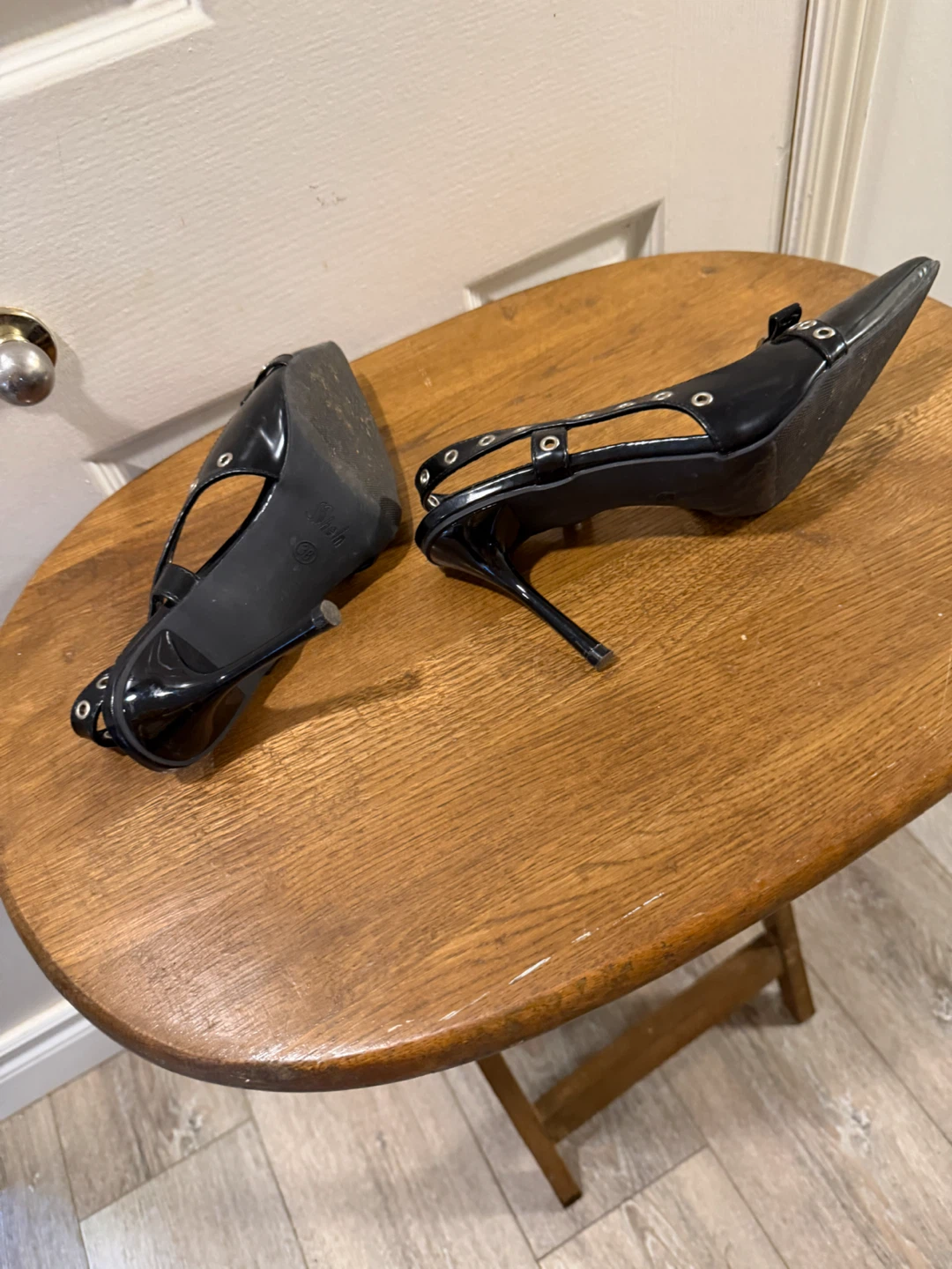 Shein Black Slingback Heels - photo 4