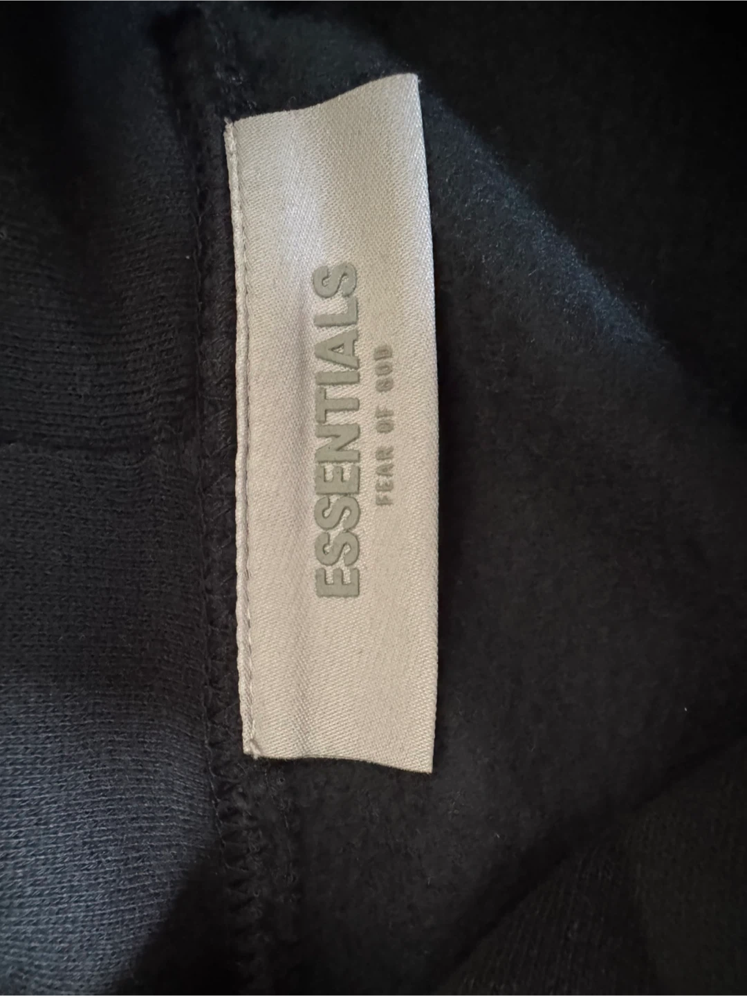 Essentials Fear of God Black Hoodie