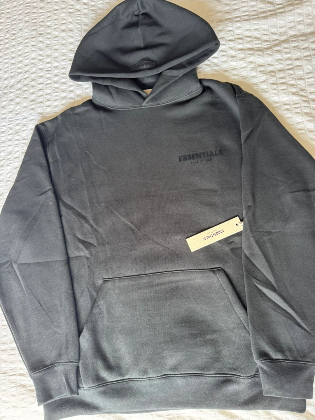 Essentials Fear of God Black Hoodie - photo 4