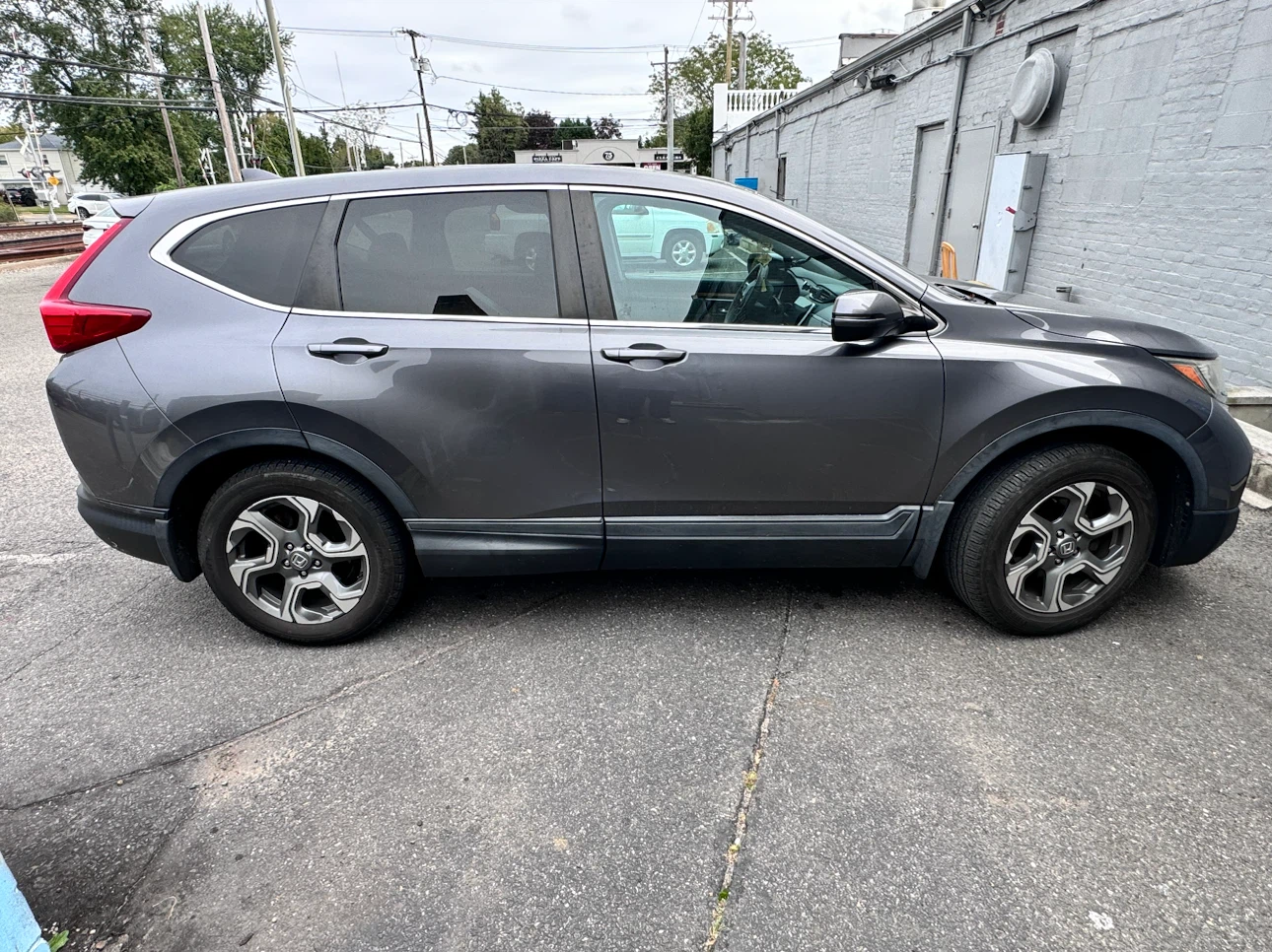Grey Honda CR-V AWD