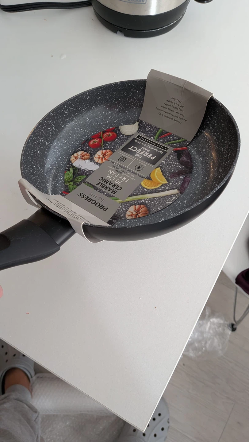 Progress Marble Ceramic Fry Pan 20 cm