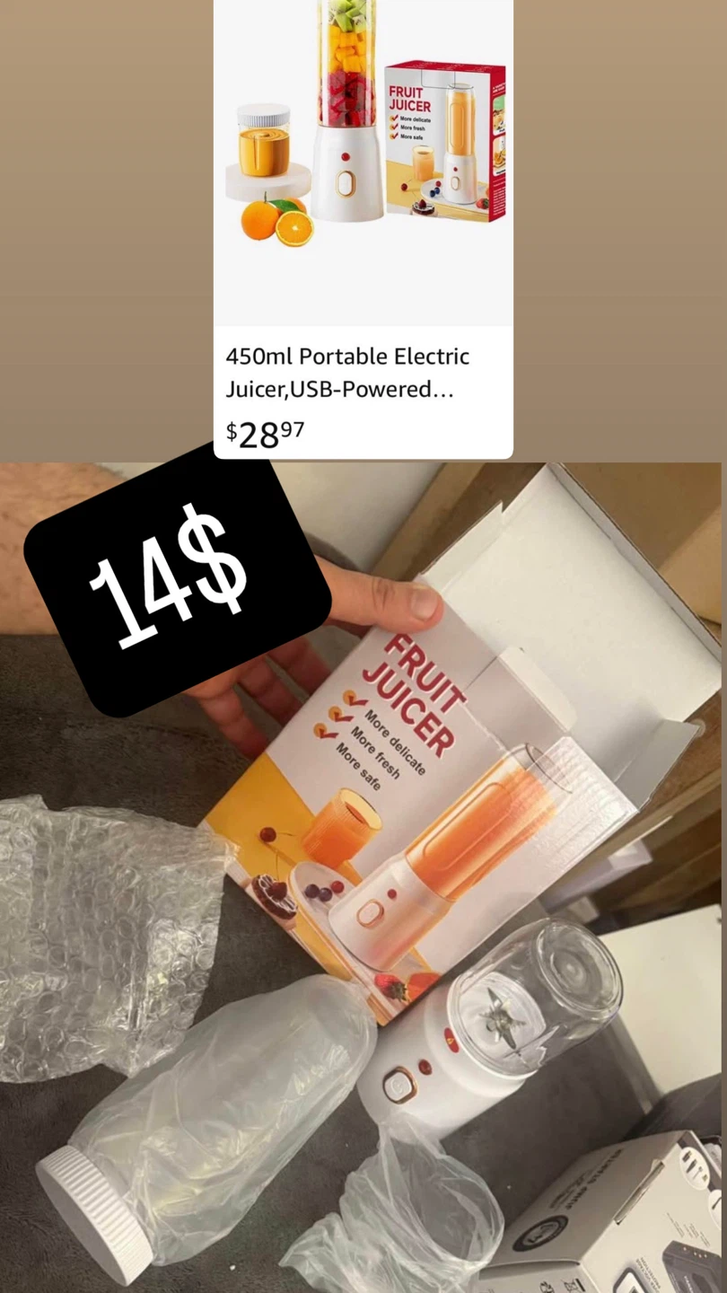 ZHENMI Portable Electric Blender