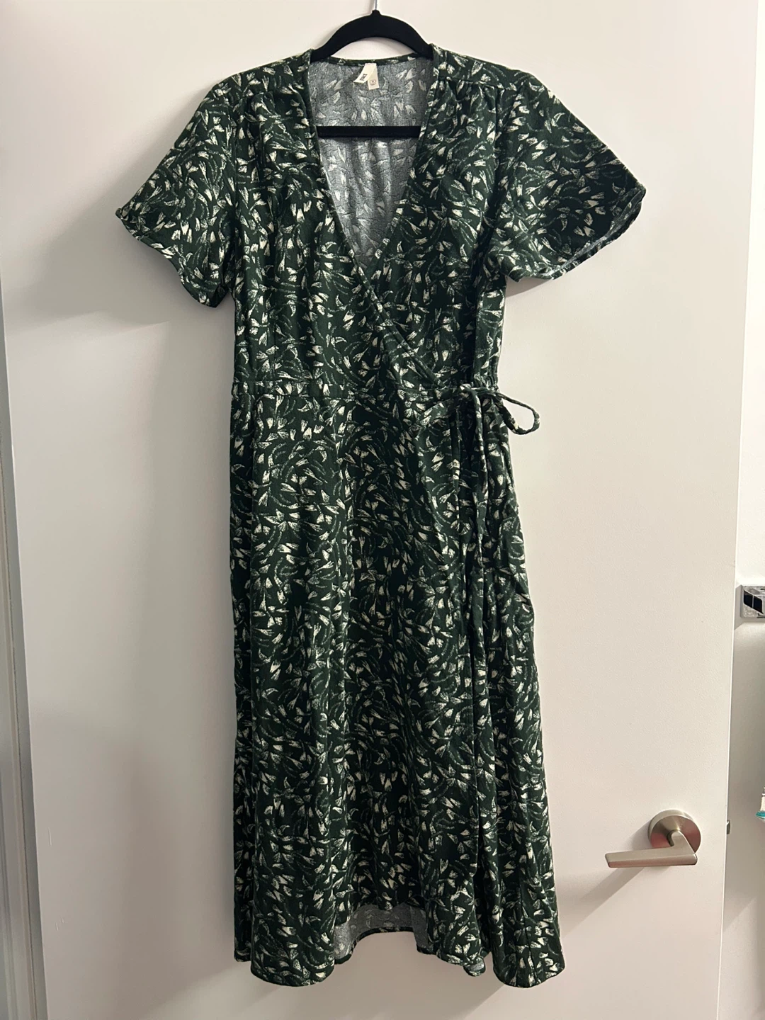 Pact Cotton Wrap Dress