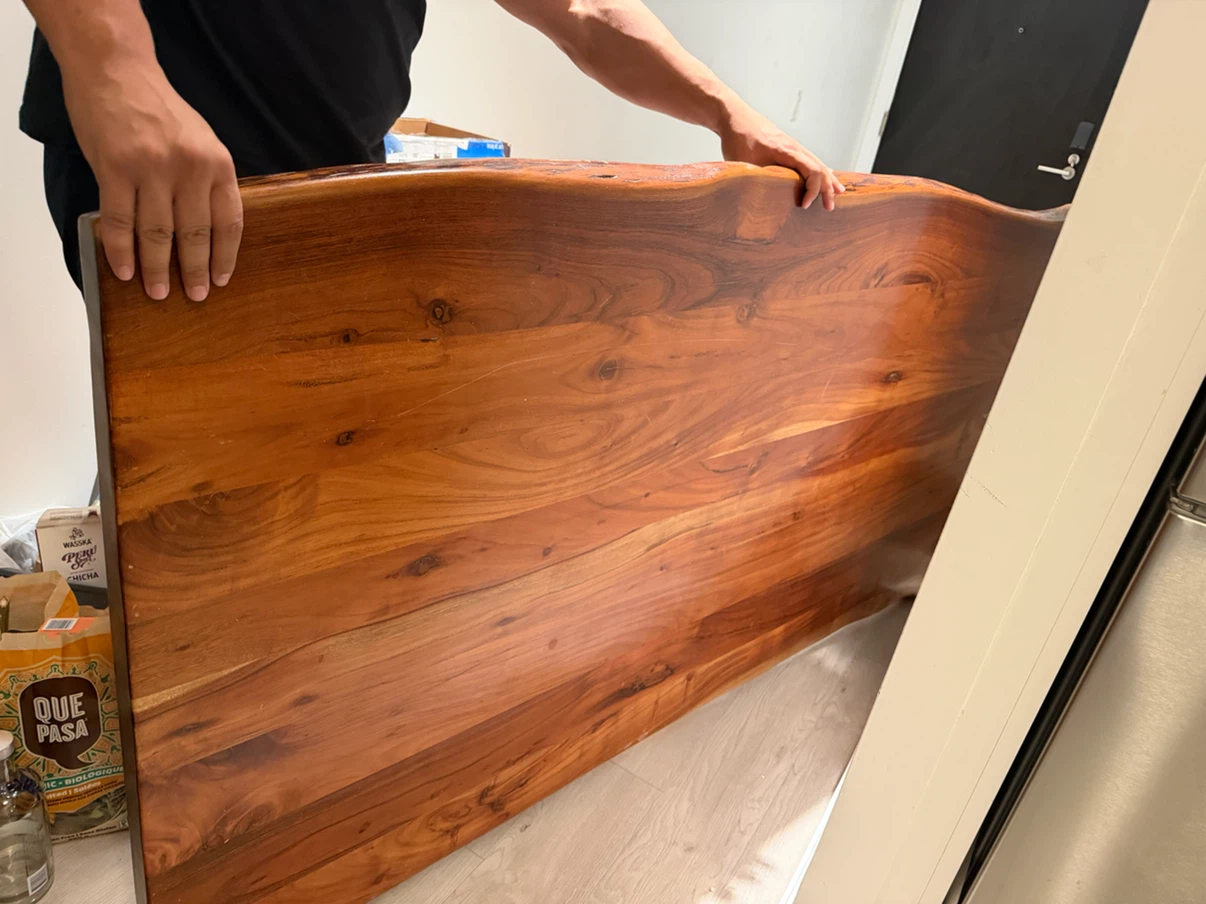 Live edge wooden dining table - photo 2