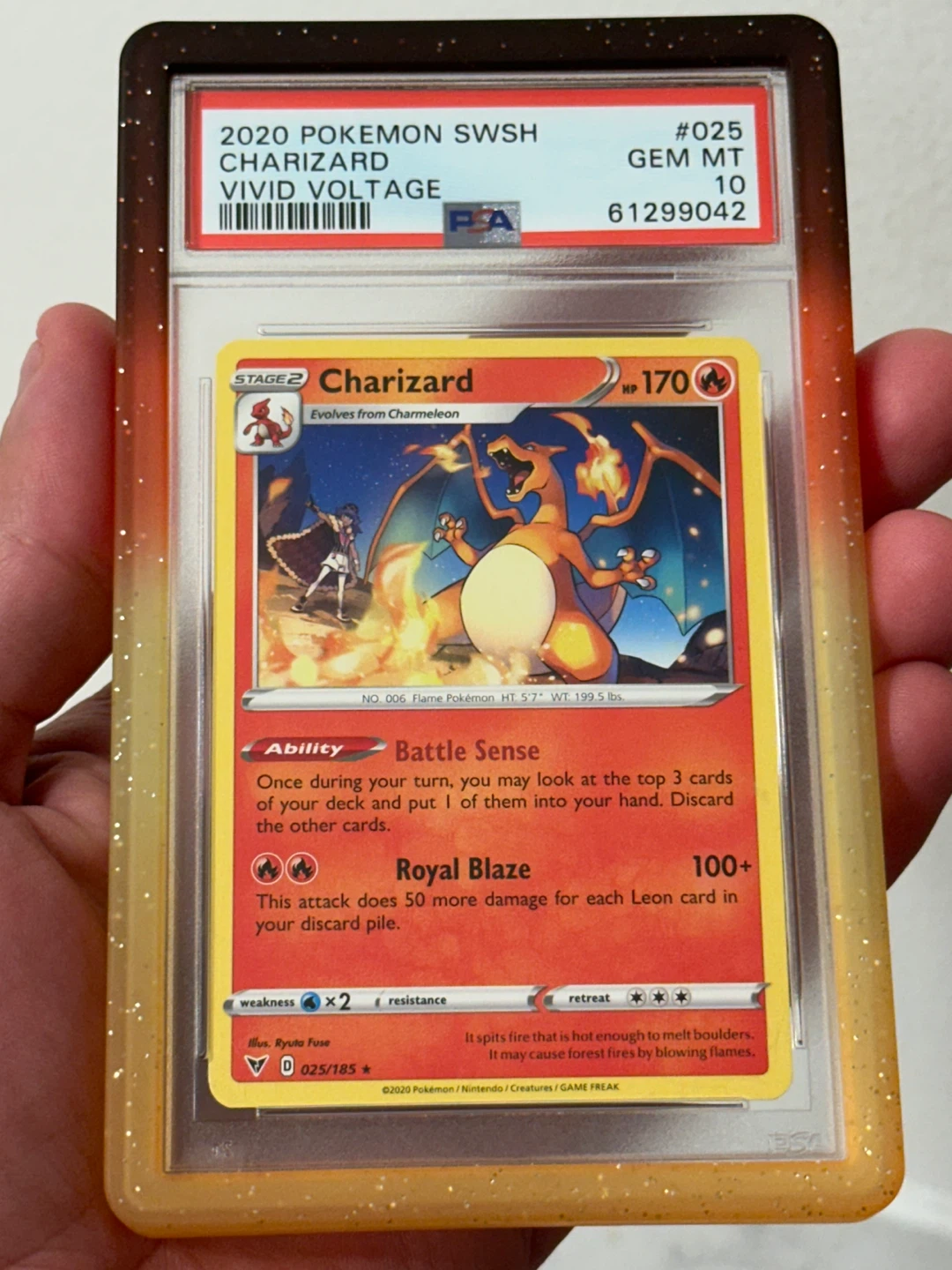 2020 Pokemon Charizard Vivid Voltage PSA 10