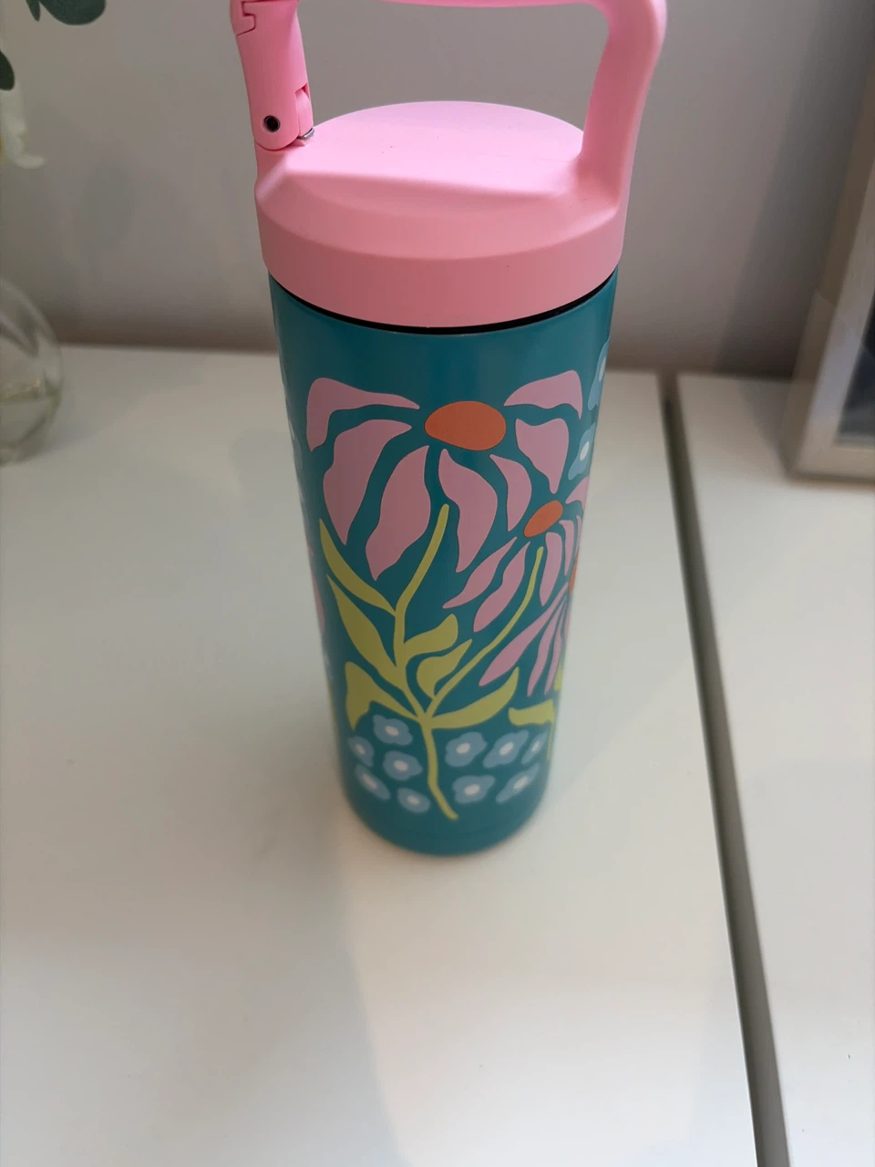 Floral Insulated Water Bottle