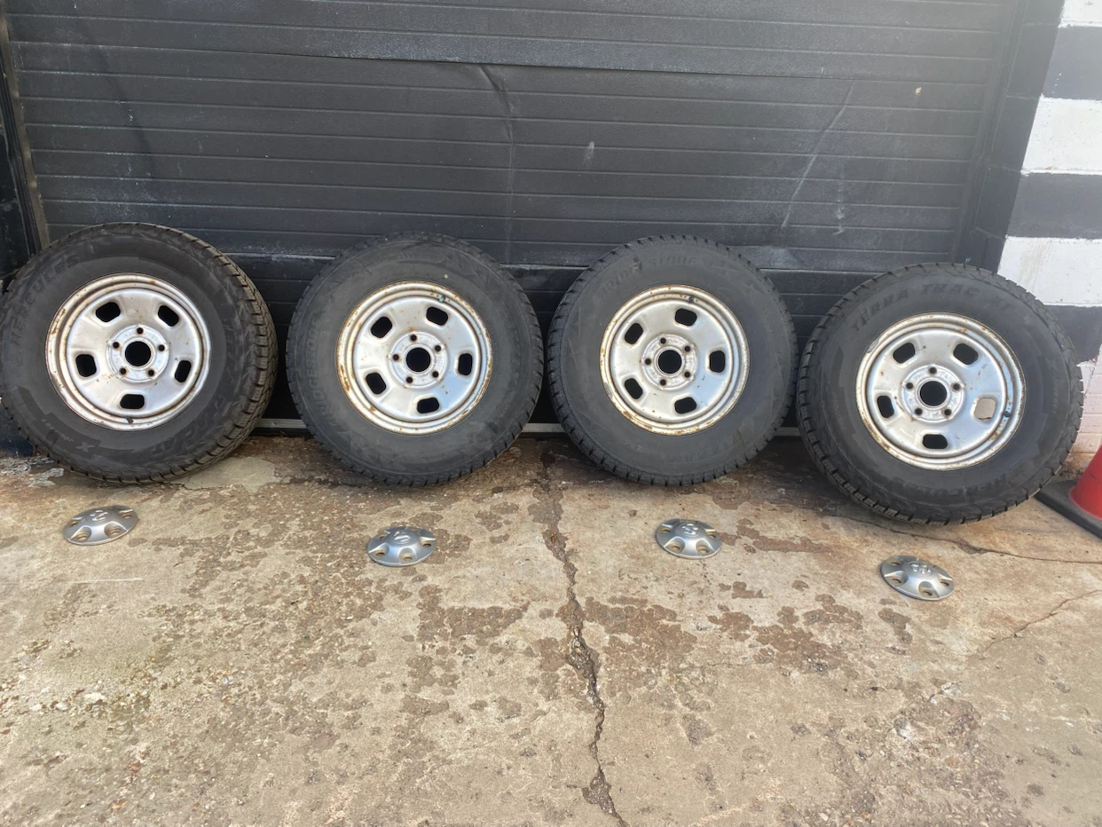 Steel rims & Tires fit Ram 1500