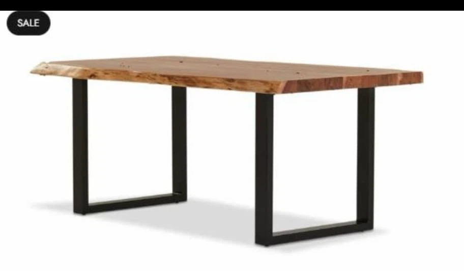 Live edge wooden dining table - photo 3