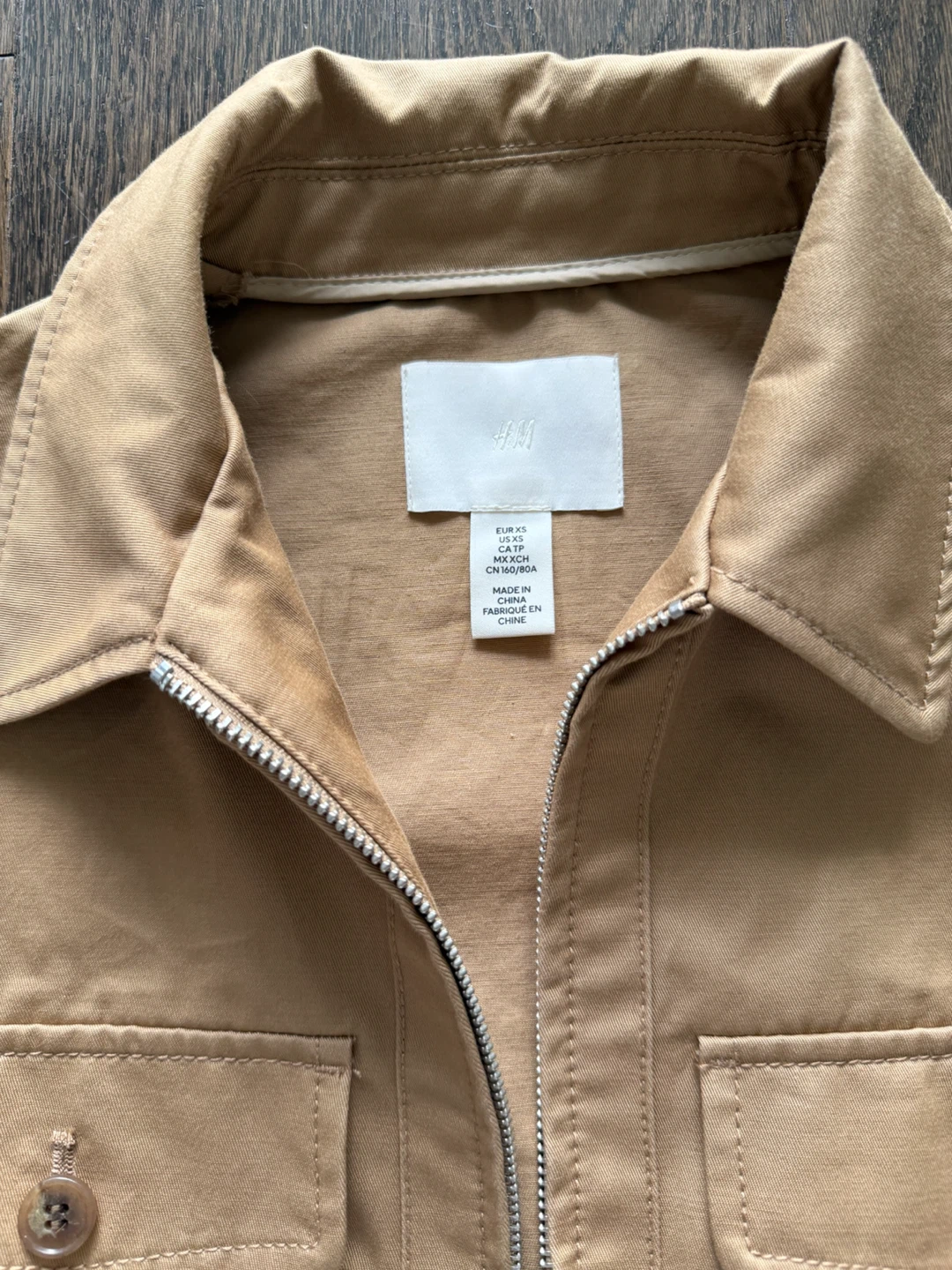 H&M Tan Zip-Up Jacket - photo 2