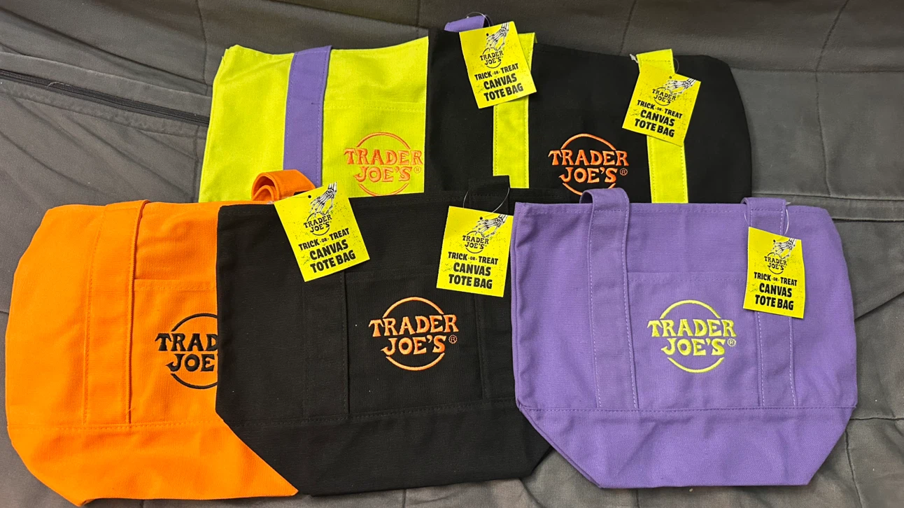 Trader Joe’s  - “Trick-or-Treat” Mini Canvas Totes