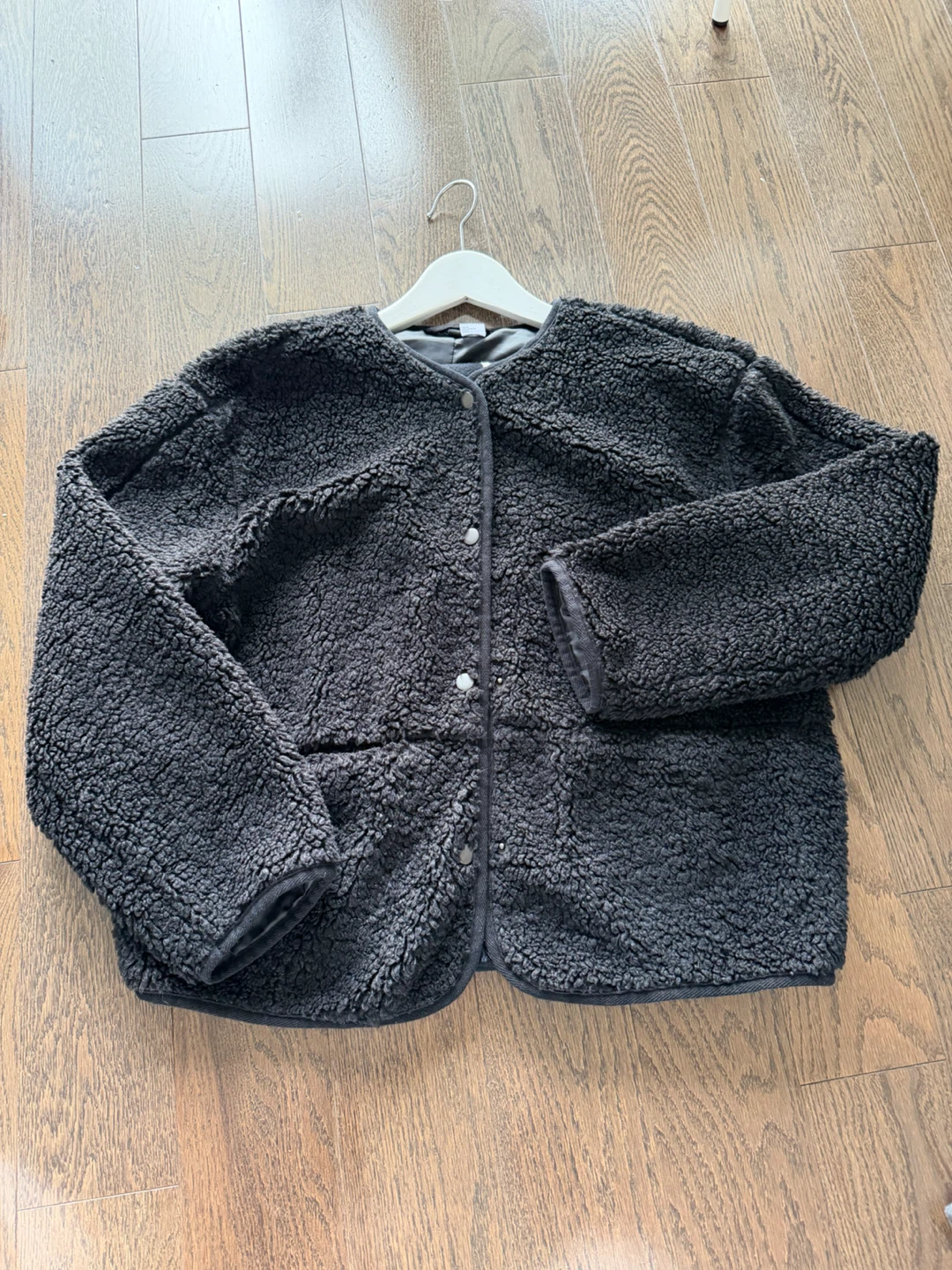 Black Fleece Teddy Jacket