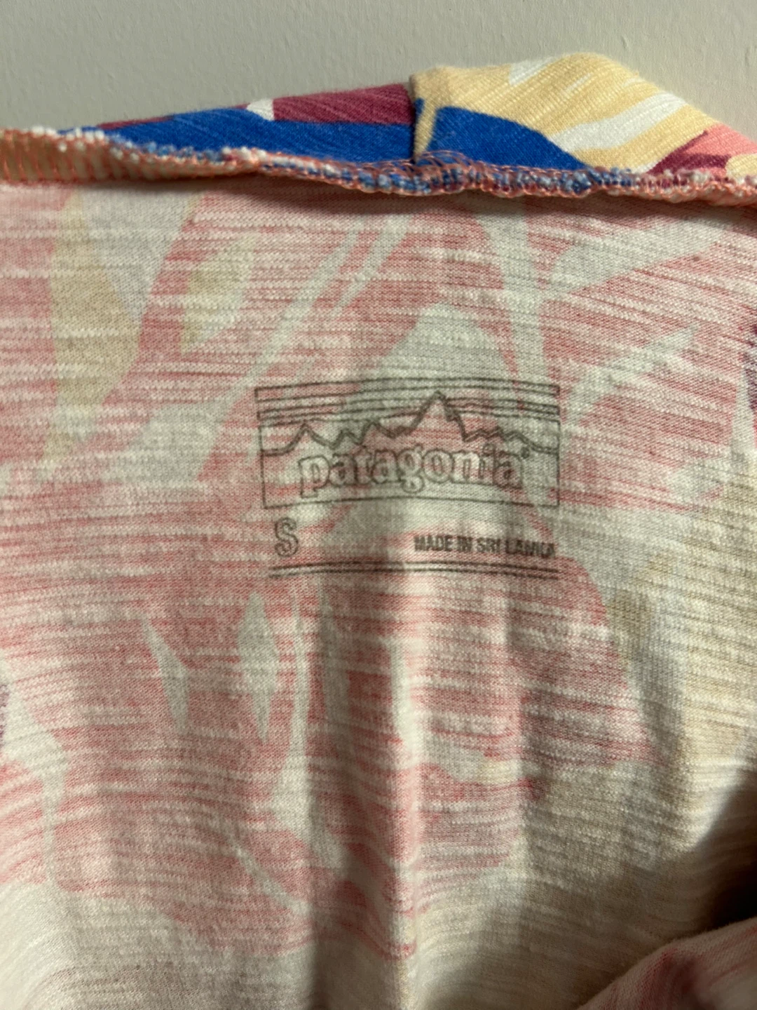 Patagonia cotton dress size small - leaf pattern - photo 4
