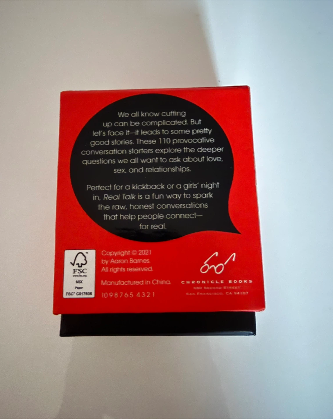 Real Talk 110 Relationship Questions Card Game - photo 2