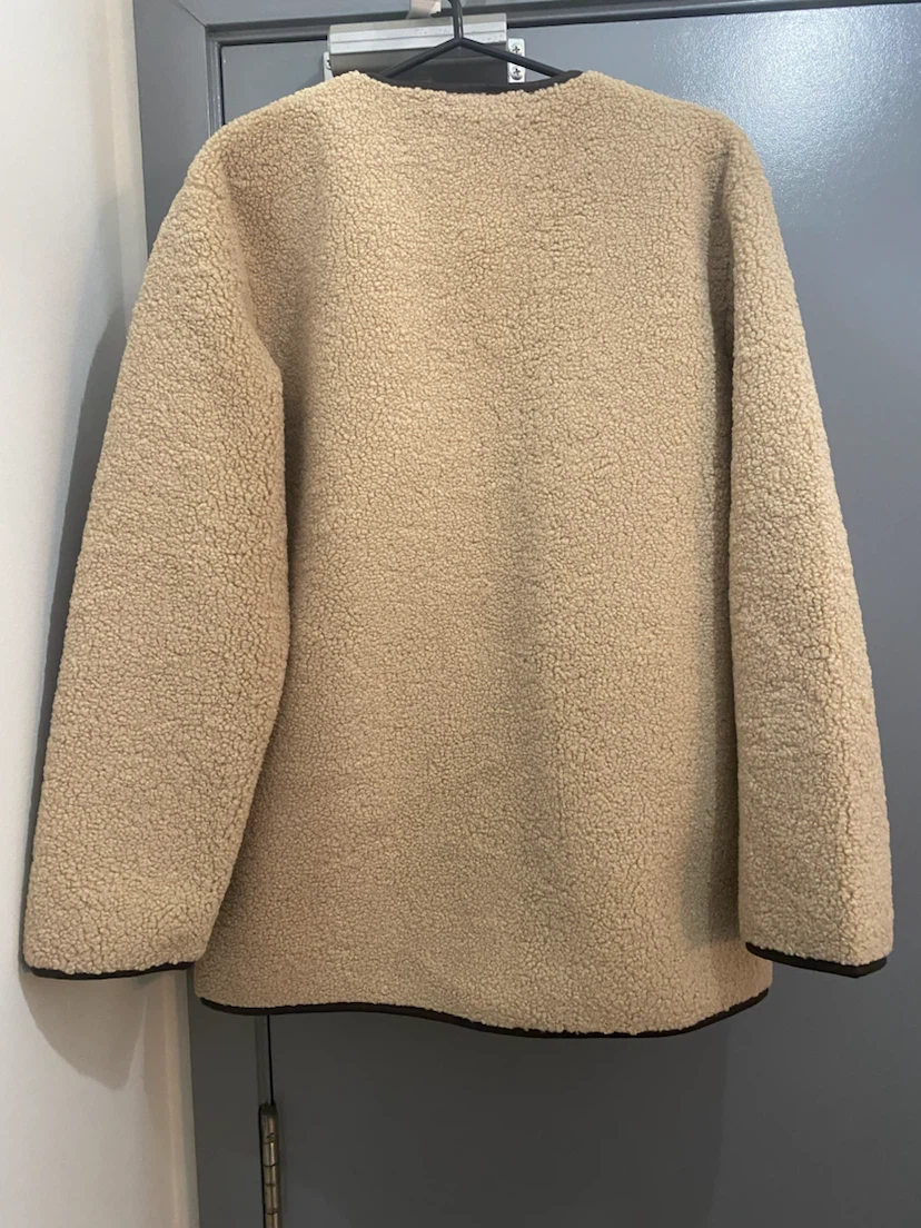Balenciaga Beige Sherpa Toggle Jacket - photo 2