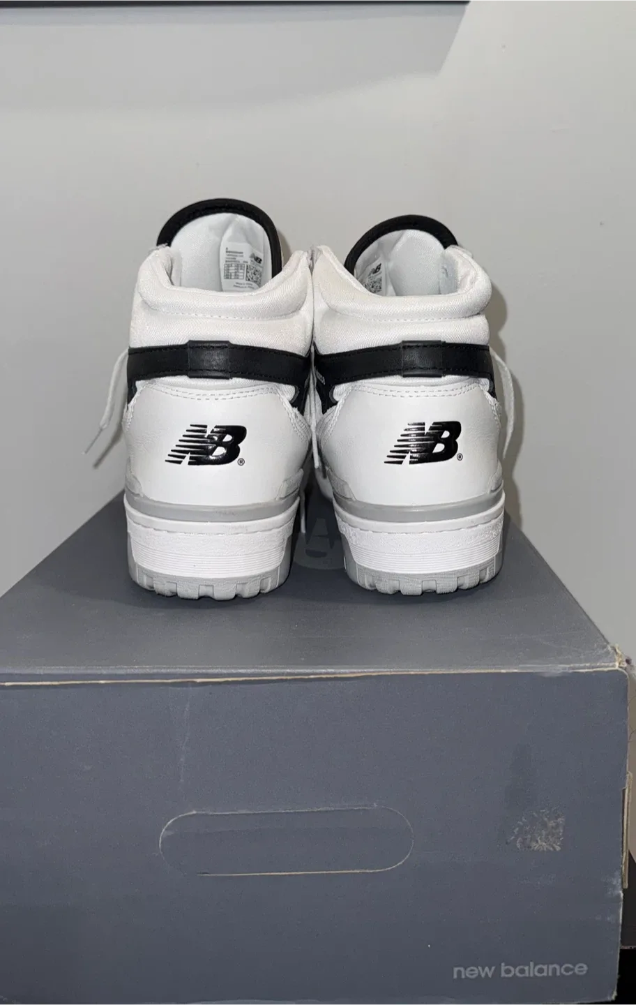 New Balance 650R White Black Sneakers