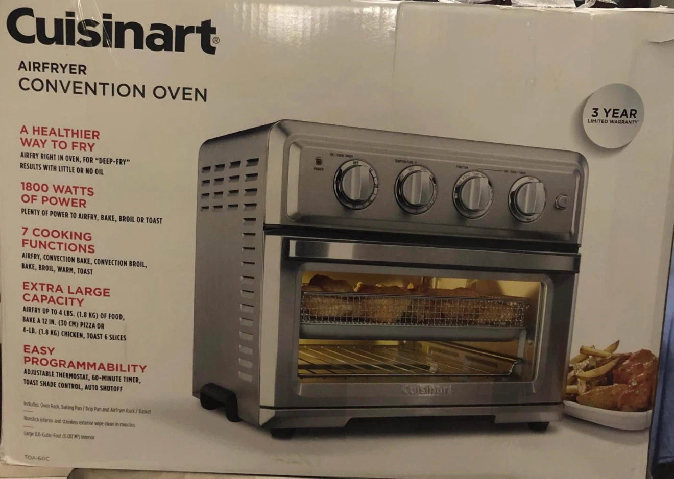 Cuisinart AirFryer Convection Oven TOA-60C - photo 4