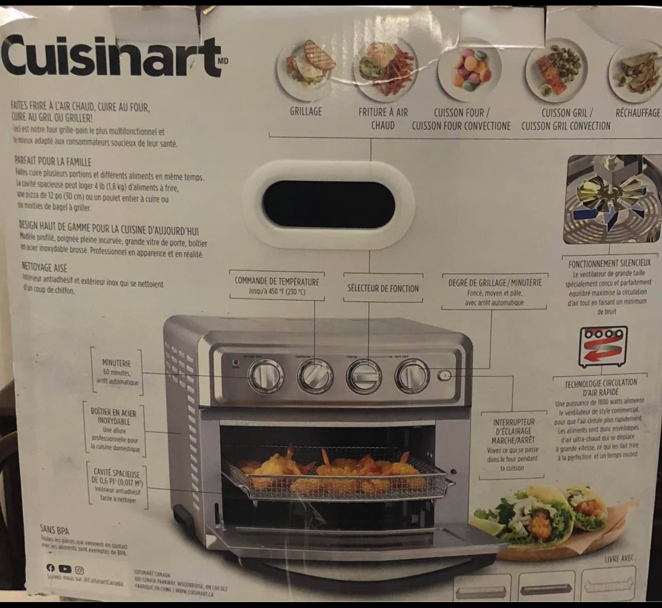Cuisinart AirFryer Convection Oven TOA-60C - photo 5
