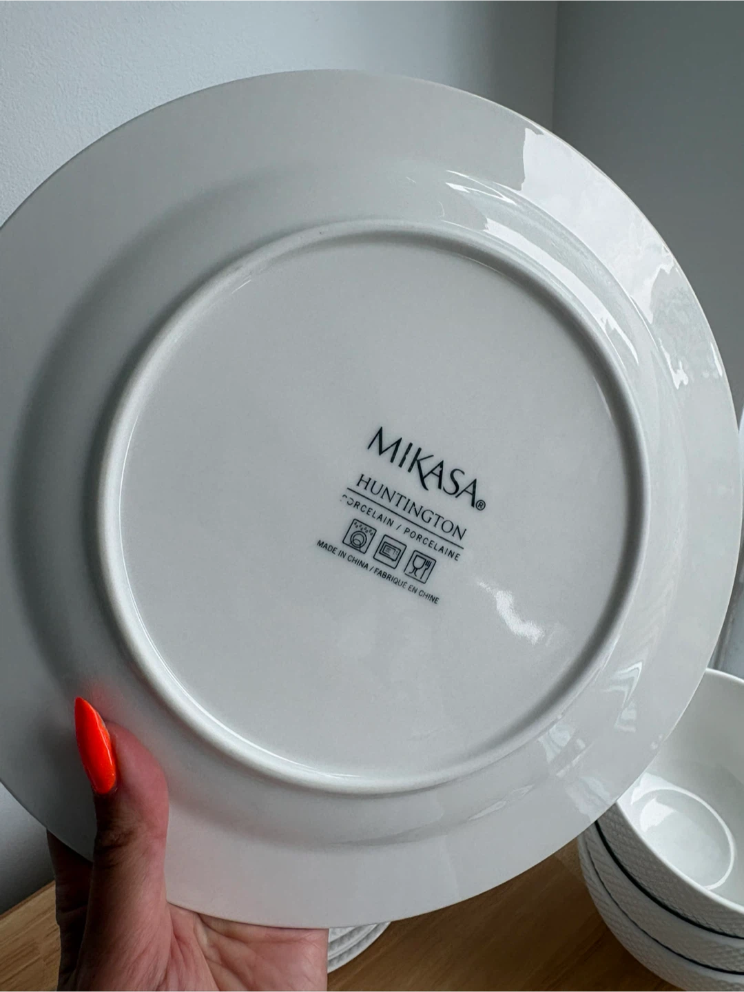 Mikasa Huntington Porcelain Dinnerware Set ❗️MISSING ONE BOWL - photo 5