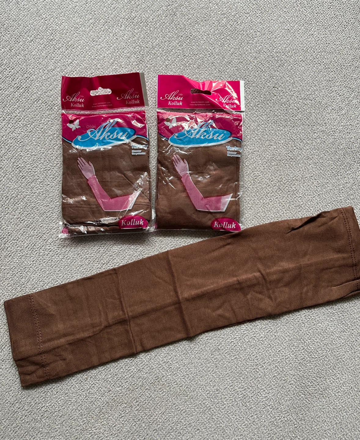 3 Pairs of Brown Sleeves/Arm Covers - $3 each