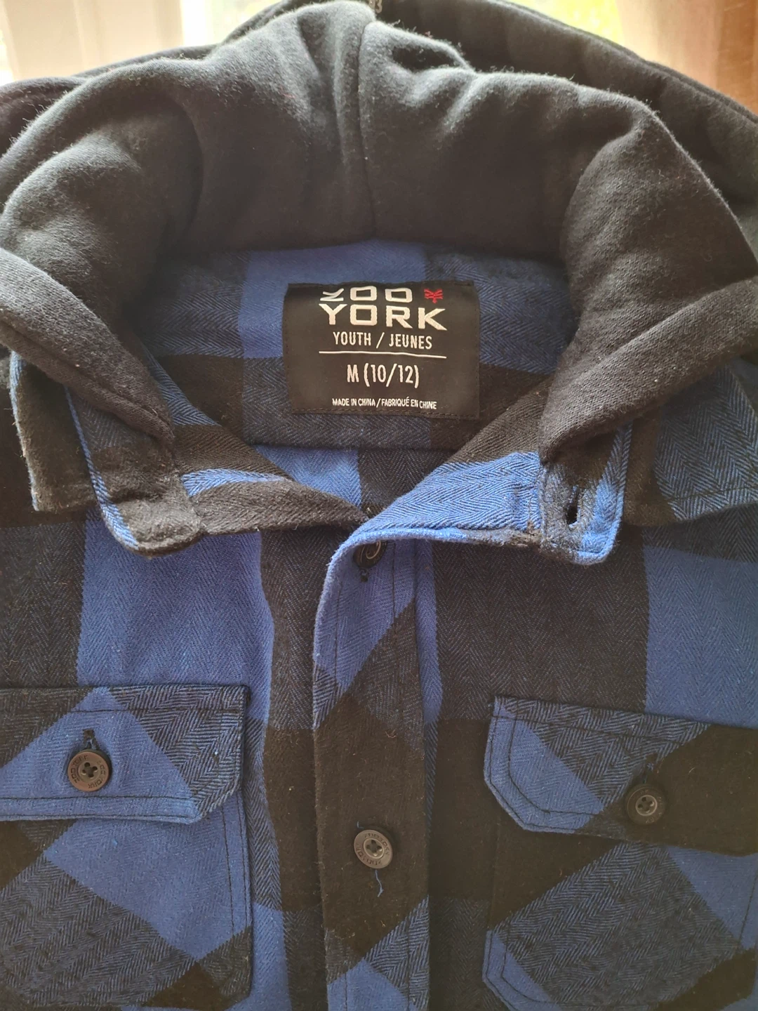 Youth buffalo plaid hoodie (Zoo York) - photo 3