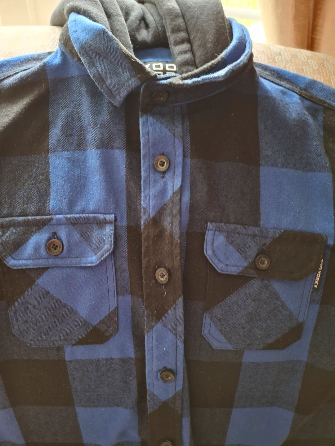 Youth buffalo plaid hoodie (Zoo York) - photo 4