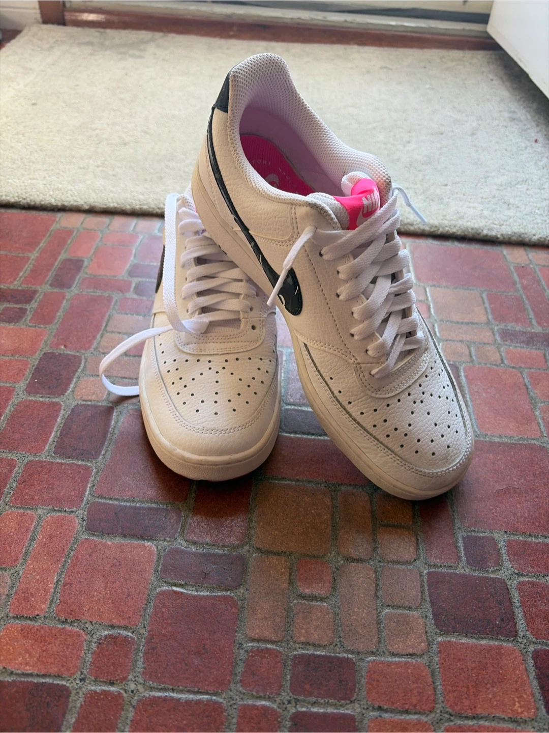 Nike Court Vision Low White Sneakers - photo 5