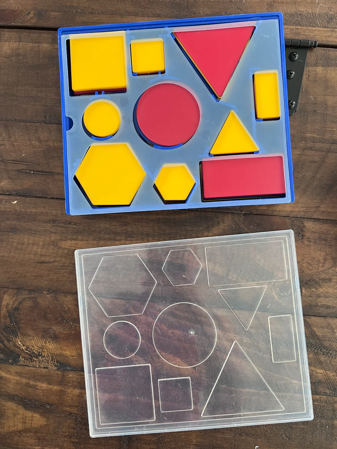 Learning Resources Attribute Blocks Desk Set in Tray for kids 5+
