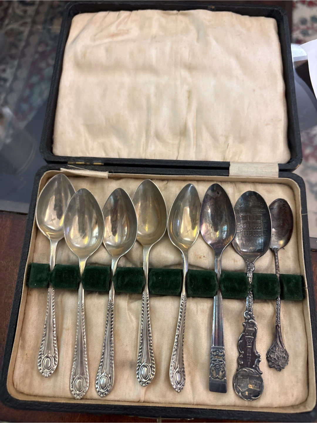 Set of 8 Vintage Collectible Spoons