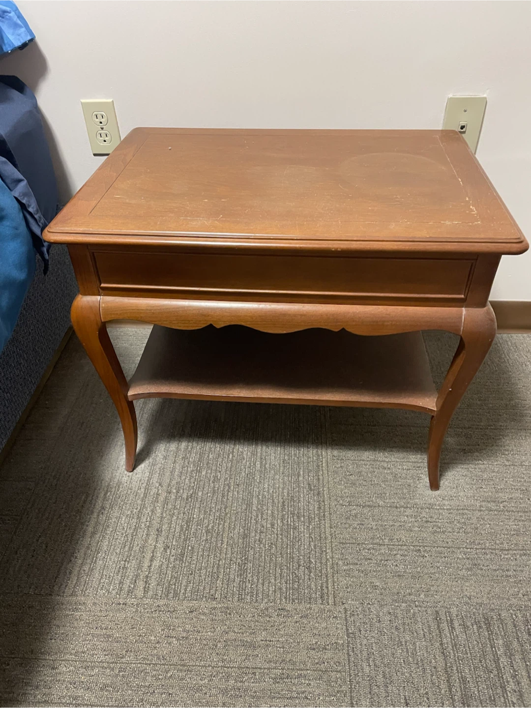 Wooden end table